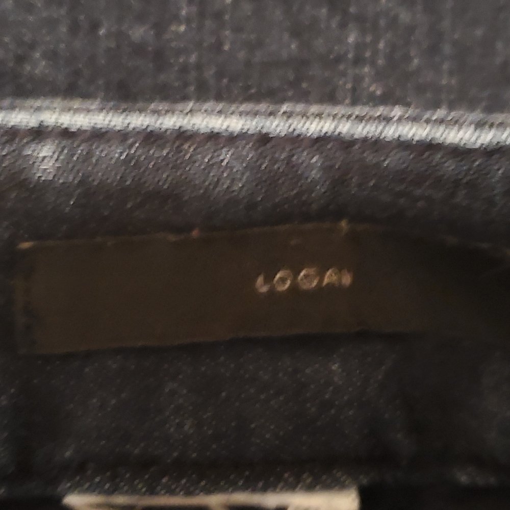 Banana Republic Dark Wash Logan Hand Print Jeans - Picture 2 of 9